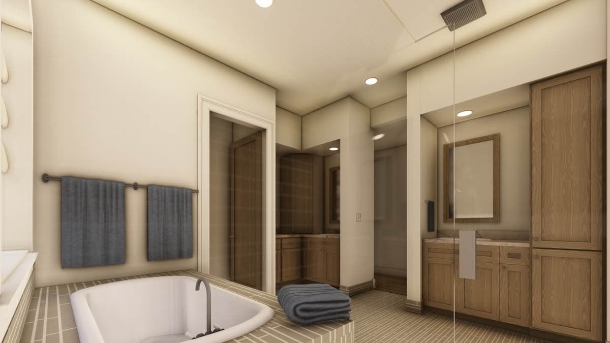 Plan 64404SC: 2 Bed Craftsman with Option for Two More Bedrooms in Basement - 2605 Sq Ft - Image #10 - Country, Craftsman, Mountain, New American, Northwest, Ranch, Traditional