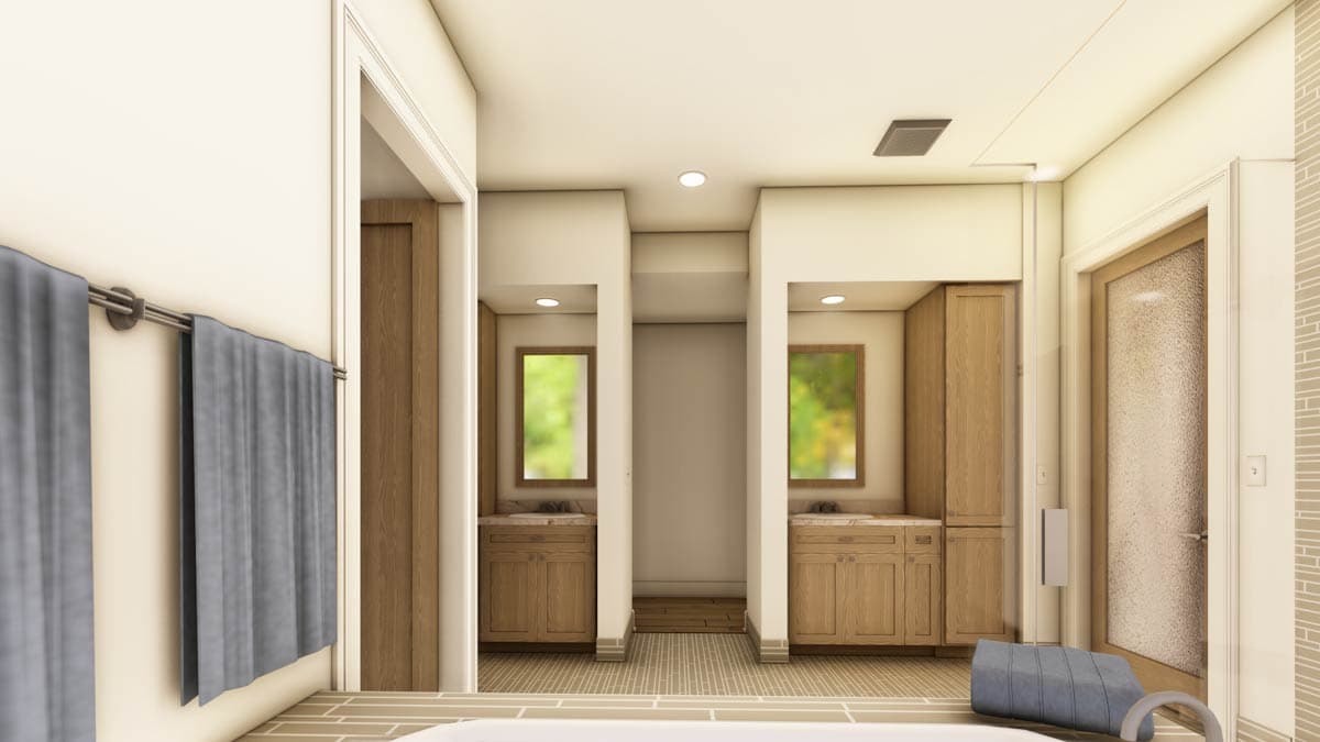 Plan 64404SC: 2 Bed Craftsman with Option for Two More Bedrooms in Basement - 2605 Sq Ft - Image #11 - Country, Craftsman, Mountain, New American, Northwest, Ranch, Traditional