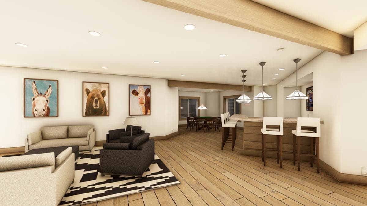 Plan 64404SC: 2 Bed Craftsman with Option for Two More Bedrooms in Basement - 2605 Sq Ft - Image #12 - Country, Craftsman, Mountain, New American, Northwest, Ranch, Traditional