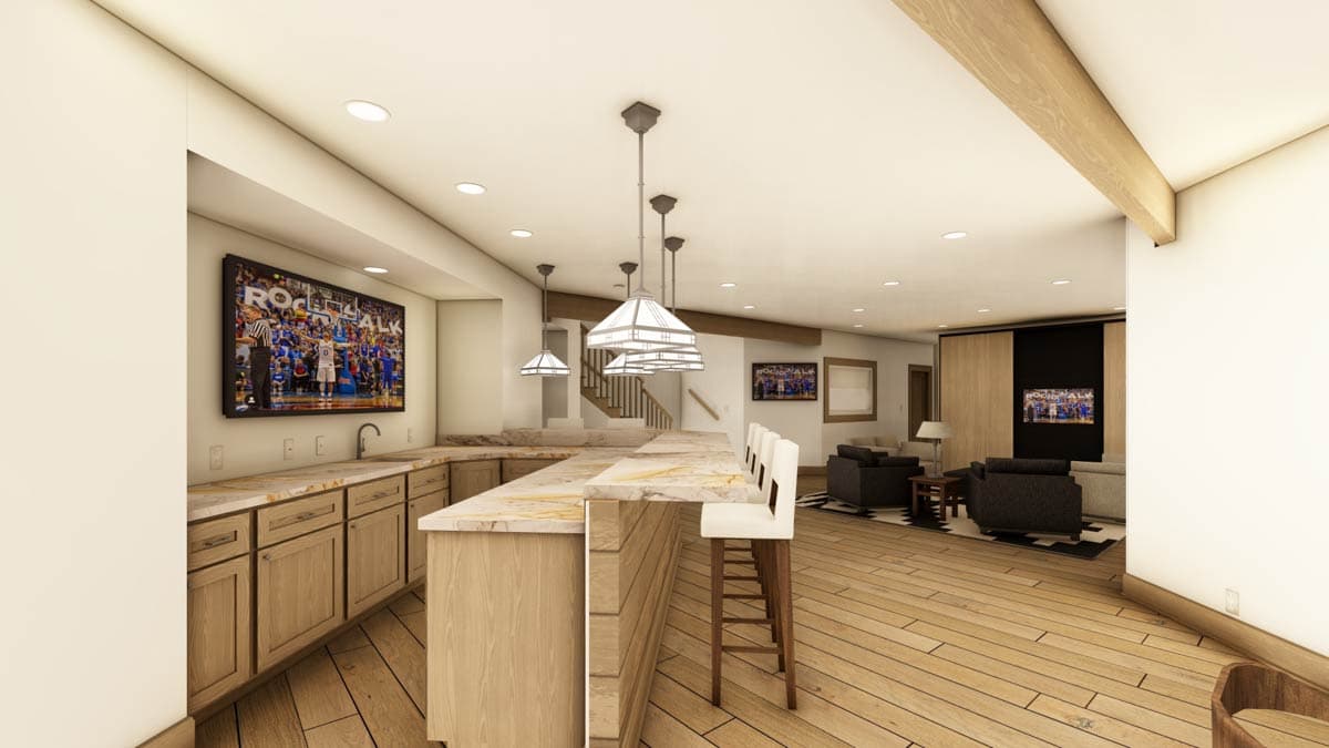 Plan 64404SC: 2 Bed Craftsman with Option for Two More Bedrooms in Basement - 2605 Sq Ft - Image #14 - Country, Craftsman, Mountain, New American, Northwest, Ranch, Traditional