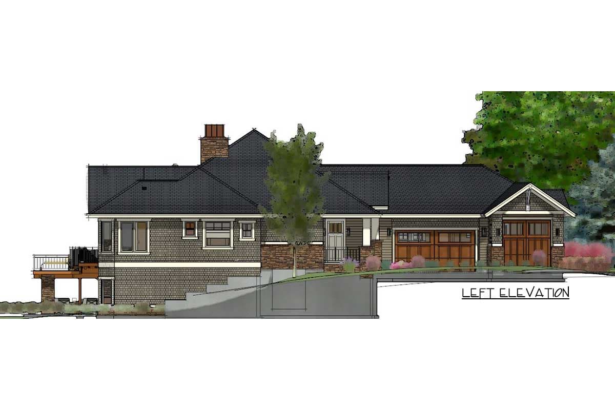 Plan 64404SC: 2 Bed Craftsman with Option for Two More Bedrooms in Basement - 2605 Sq Ft - Image #28 - Country, Craftsman, Mountain, New American, Northwest, Ranch, Traditional