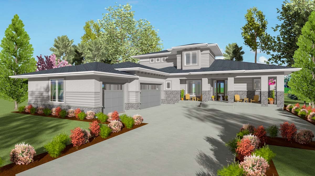 Plan 64405SC: 4 Bed Master on Main Craftsman House Plan - Image #6 - Hill Country, Northwest, Prairie