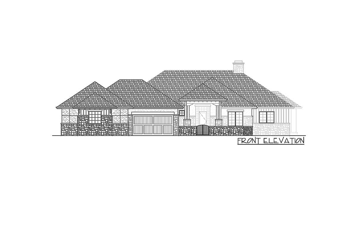 Plan 64407SC: Craftsman Ranch House Plan - Image #21 - Craftsman, Hill Country, Ranch