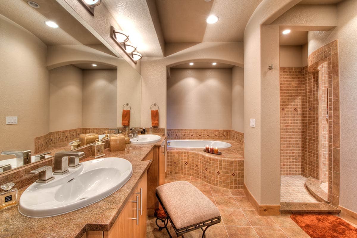 Plan 64409SC: Magnificent Tuscan House Plan - Image #4 - European, Tuscan