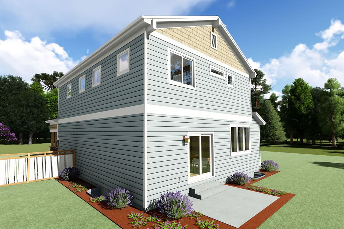 Plan 64418SC: Stylish Craftsman with Three Bedrooms - Image #6 - Bungalow, Craftsman, Northwest