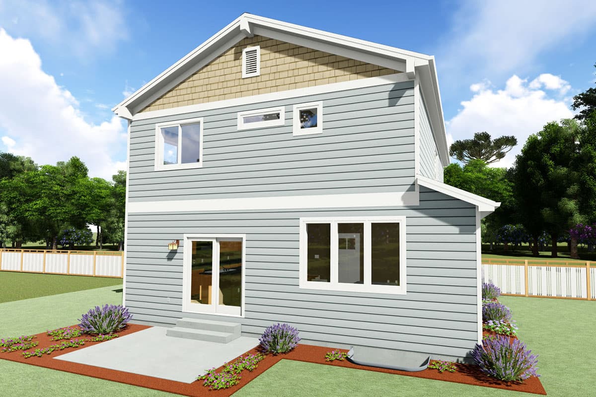 Plan 64418SC: Stylish Craftsman with Three Bedrooms - Image #5 - Bungalow, Craftsman, Northwest