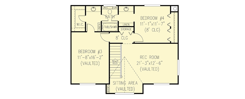 Plan 6535RF: Timeless Country Farmhouse Plan - Floor Plan - 2nd Floor - Country, Farmhouse