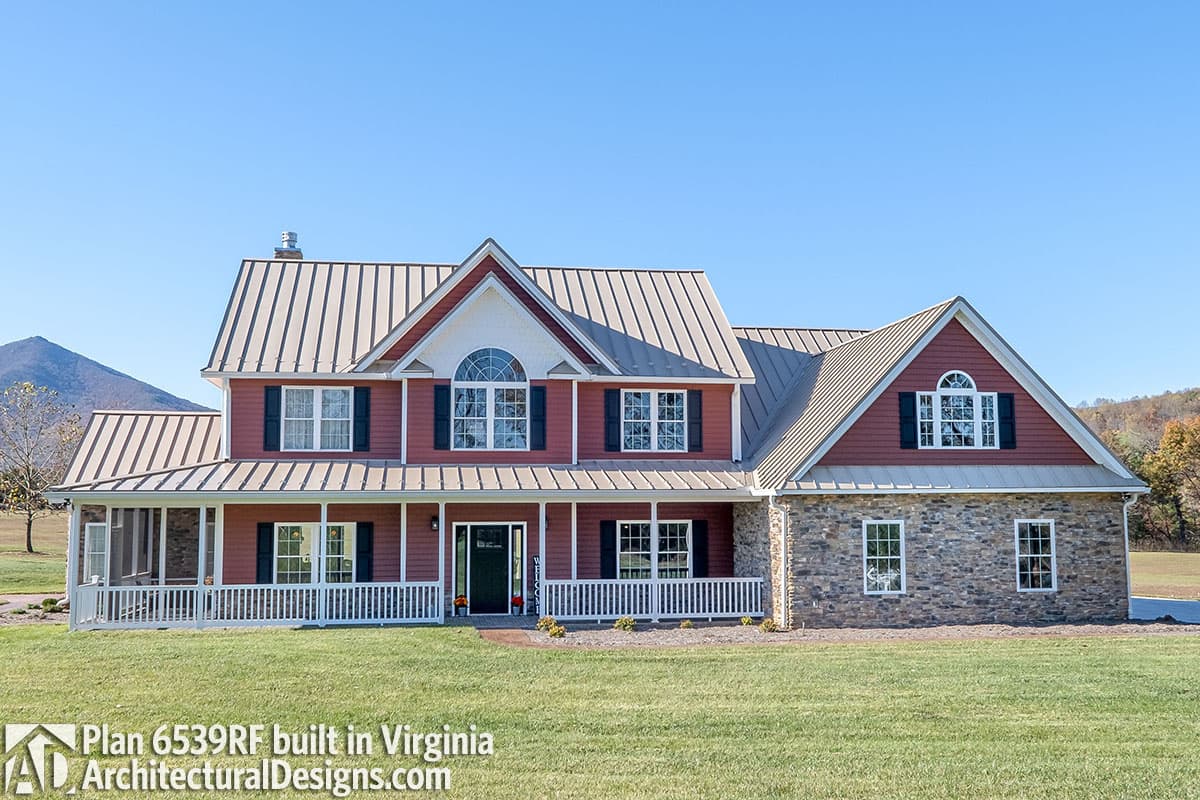 build gallery item - House Plan 6539RF comes to life in Virginia