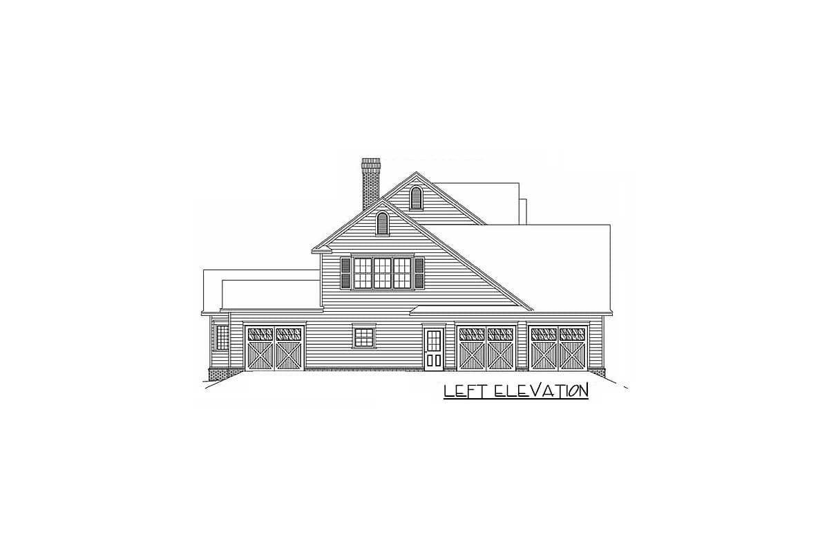 Plan 6539RF: Country Farmhouse Plan With Lots of Extras - Image #6 - Country, Farmhouse