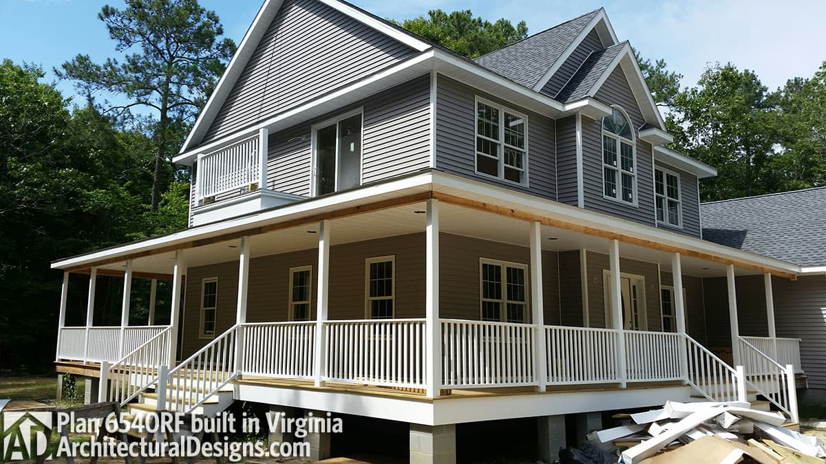 build gallery item - House Plan 6540RF comes to life in North Carolina