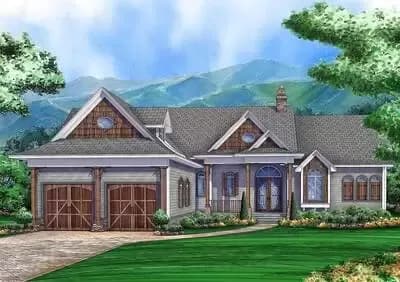 Stunning Vaulted Home Plan