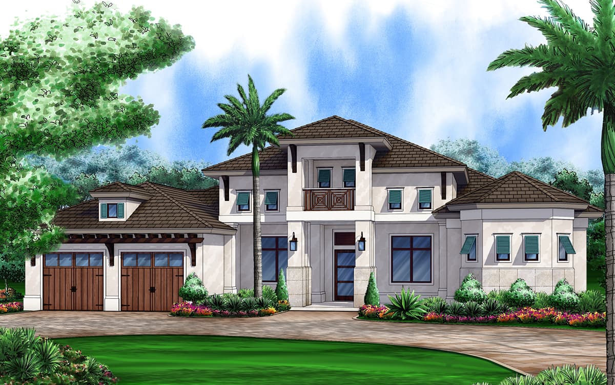 Plan 65612BS: Grand Southern Home Plan - Image #11 - European, Florida-Style, Southern, Transitional