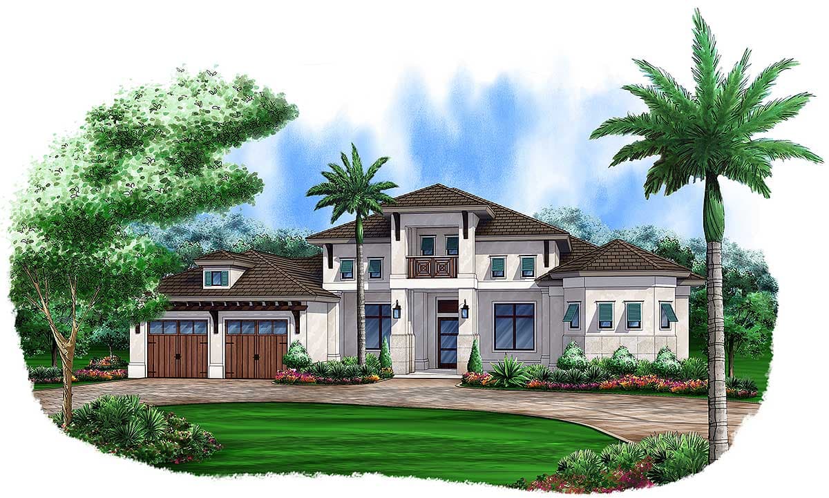 Plan 65614BS: One Story Four Bed Beauty - Image #13 - Florida-Style, Southern, Transitional
