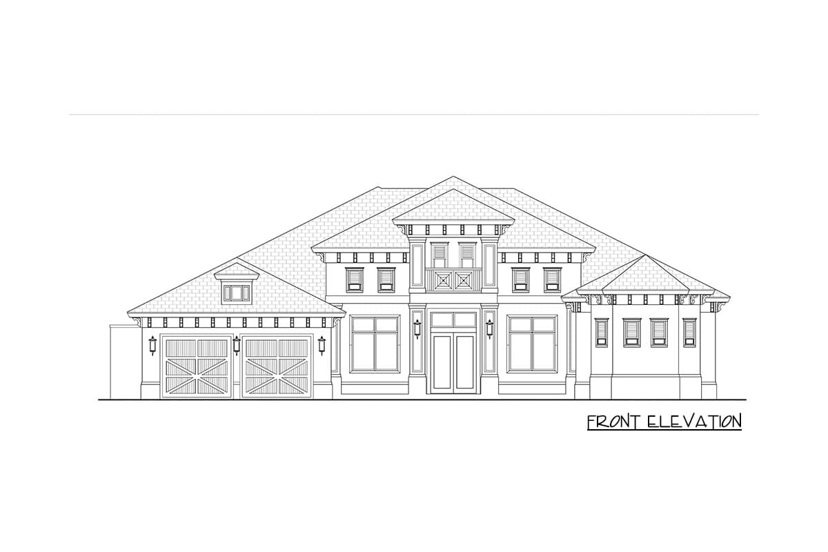 Plan 65614BS: One Story Four Bed Beauty - Image #15 - Florida-Style, Southern, Transitional