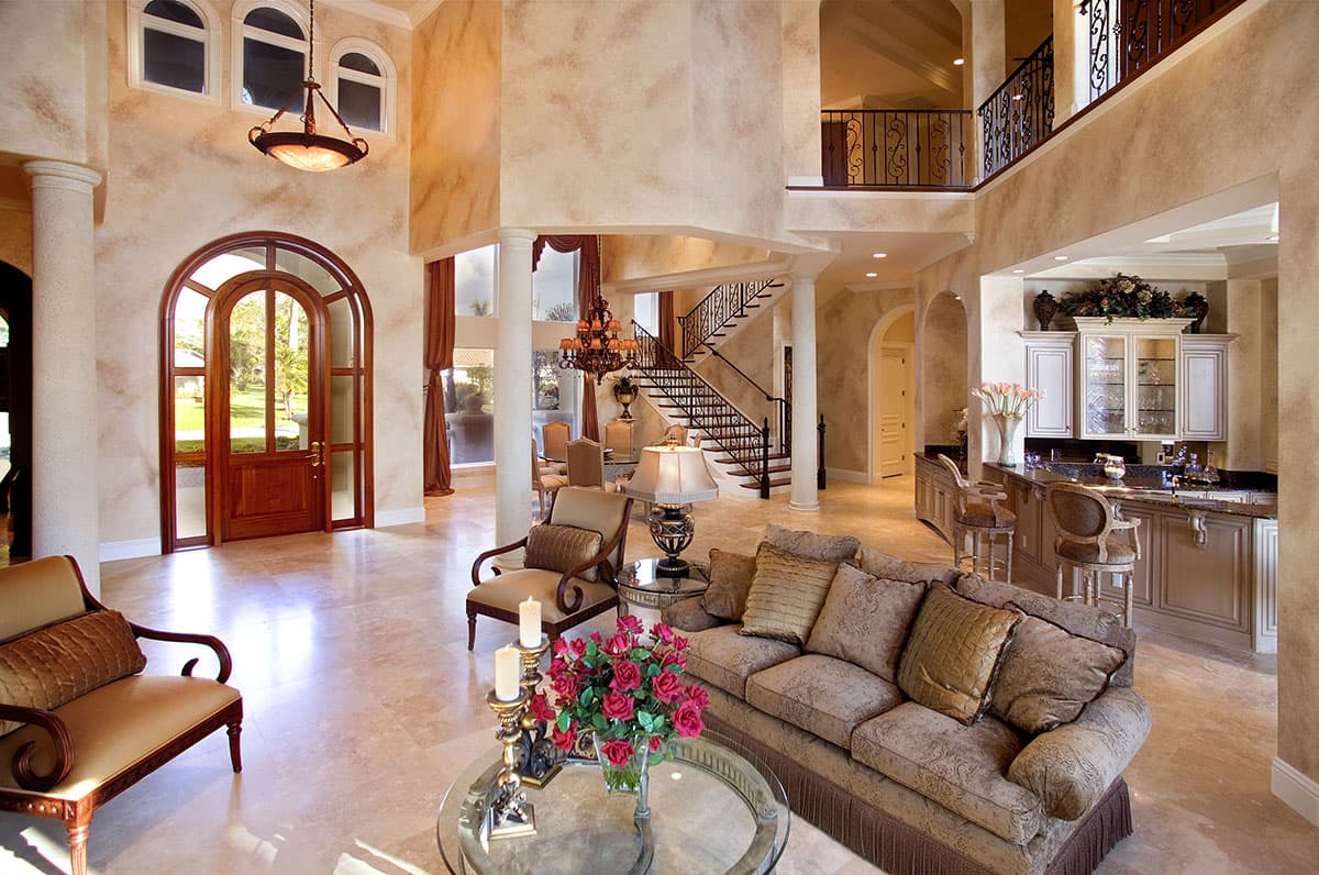 Plan 66020WE: Mediterranean Two-Story Dream House Plan - 6771 Sq Ft - Image #5 - Florida-Style, Mediterranean, Spanish