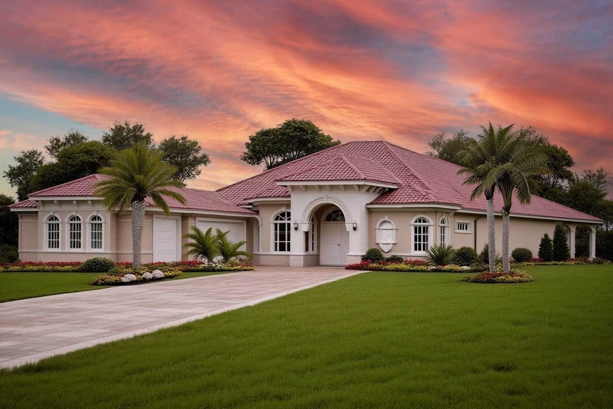 Plan 66034WE Mediterranean Florida Style House Plan With 3 Bedrooms plan-66034we-mediterranean-florida-style-house-plan-with-3-bedrooms