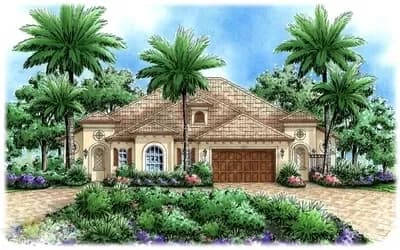 Mediterranean Multi-Family House Plan
