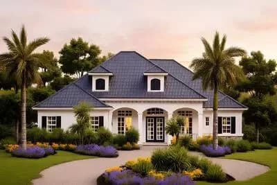 Elegant Southern Traditional 3-Bed House Plan with Outdoor Kitchen and Lanai