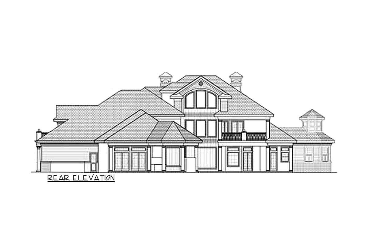 Plan 66231WE: Southern Influenced Estate - Image #15 - Florida-Style, Southern, Southern Traditional