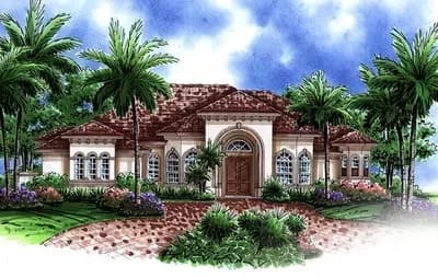 Graceful Mediterranean House Plan