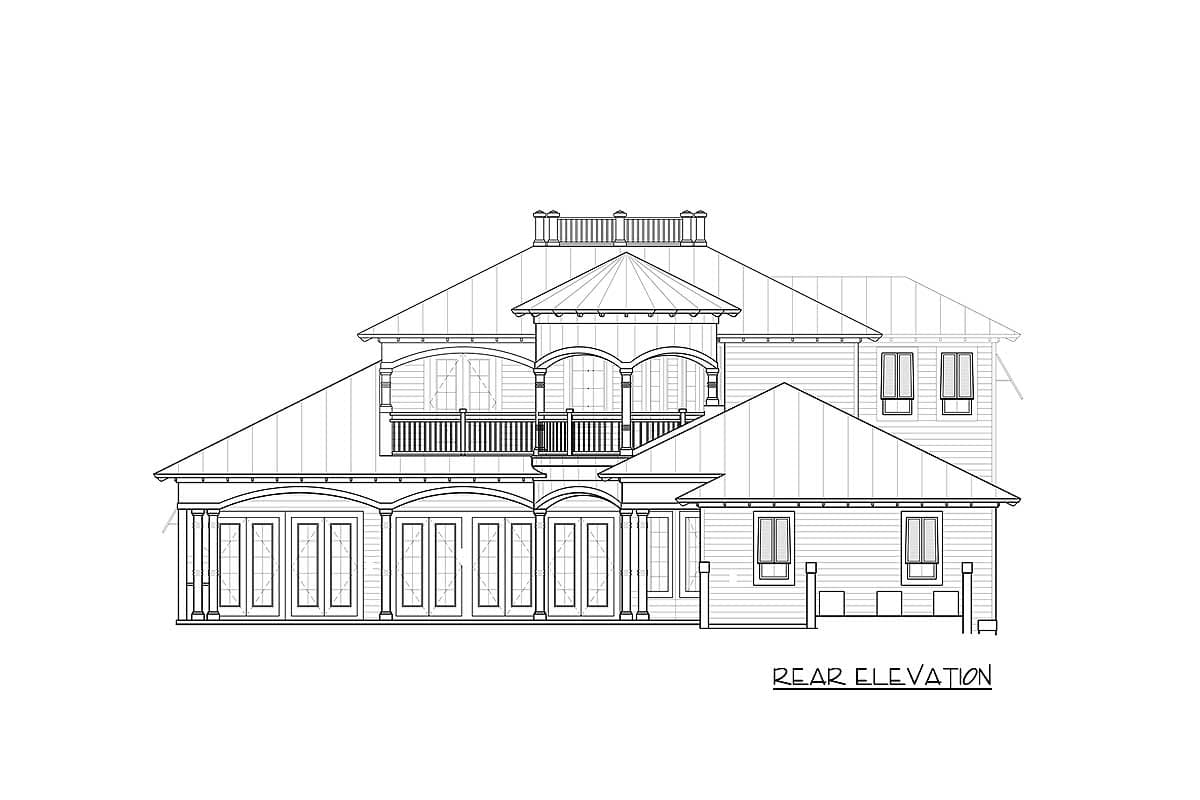 Plan 66260WE: Lanai on Two Floors - Image #17 - Florida-Style, Southern