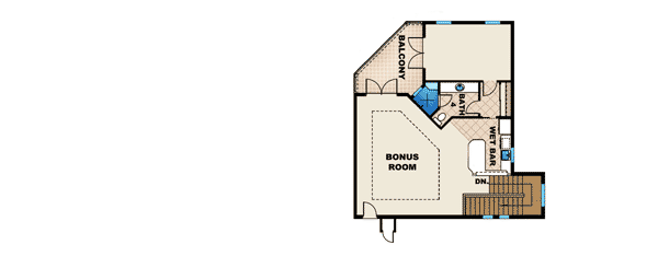 Plan 66275WE: Great Entertaining - Floor Plan - 2nd Floor - Florida-Style, Mediterranean