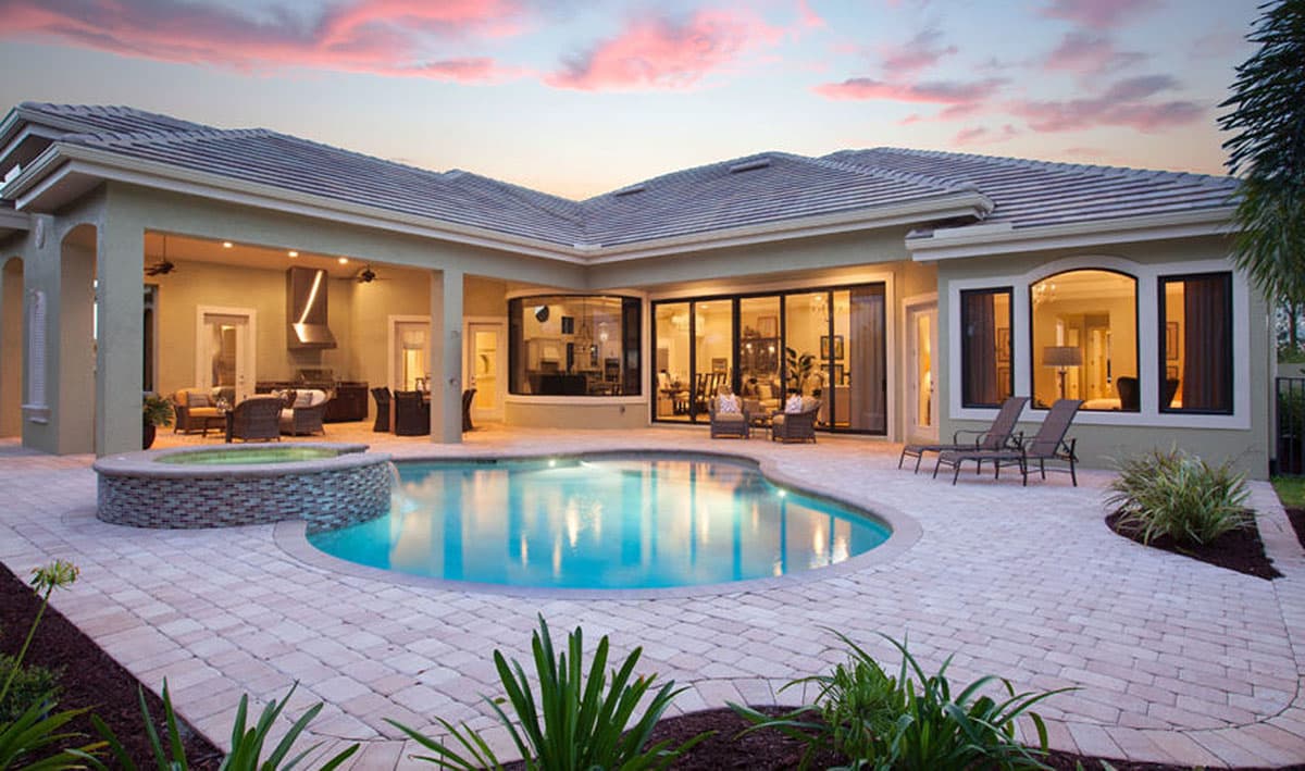 Plan 66325WE: 4 Bed Coastal Contemporary House Plan with Great Outdoor Living - 4100 Sq Ft - Image #15 - Coastal Contemporary, European, Florida-Style, Mediterranean, Transitional