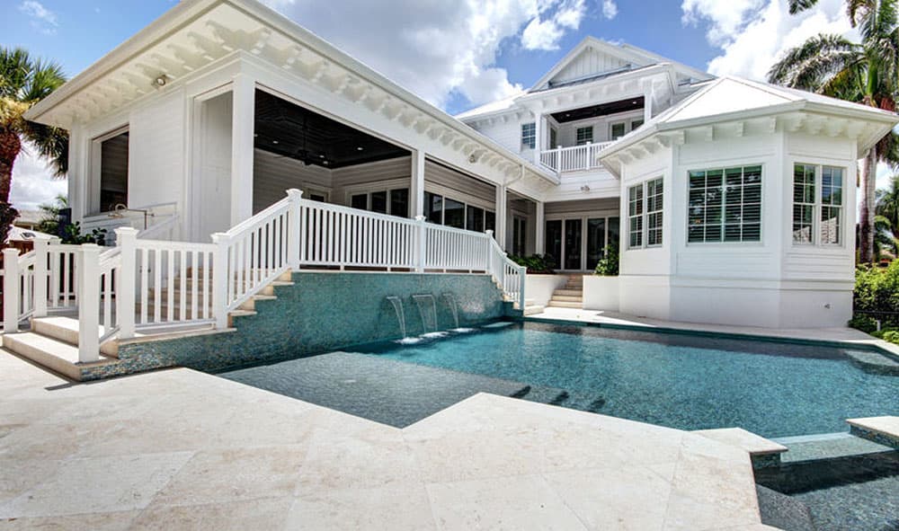 Plan 66337WE: Delightful 4-Bedroom Coastal House Plan with Outdoor Fireplace and Kitchen - 4094 Sq Ft - Image #11 - Coastal, Coastal Contemporary, Florida-Style, Southern