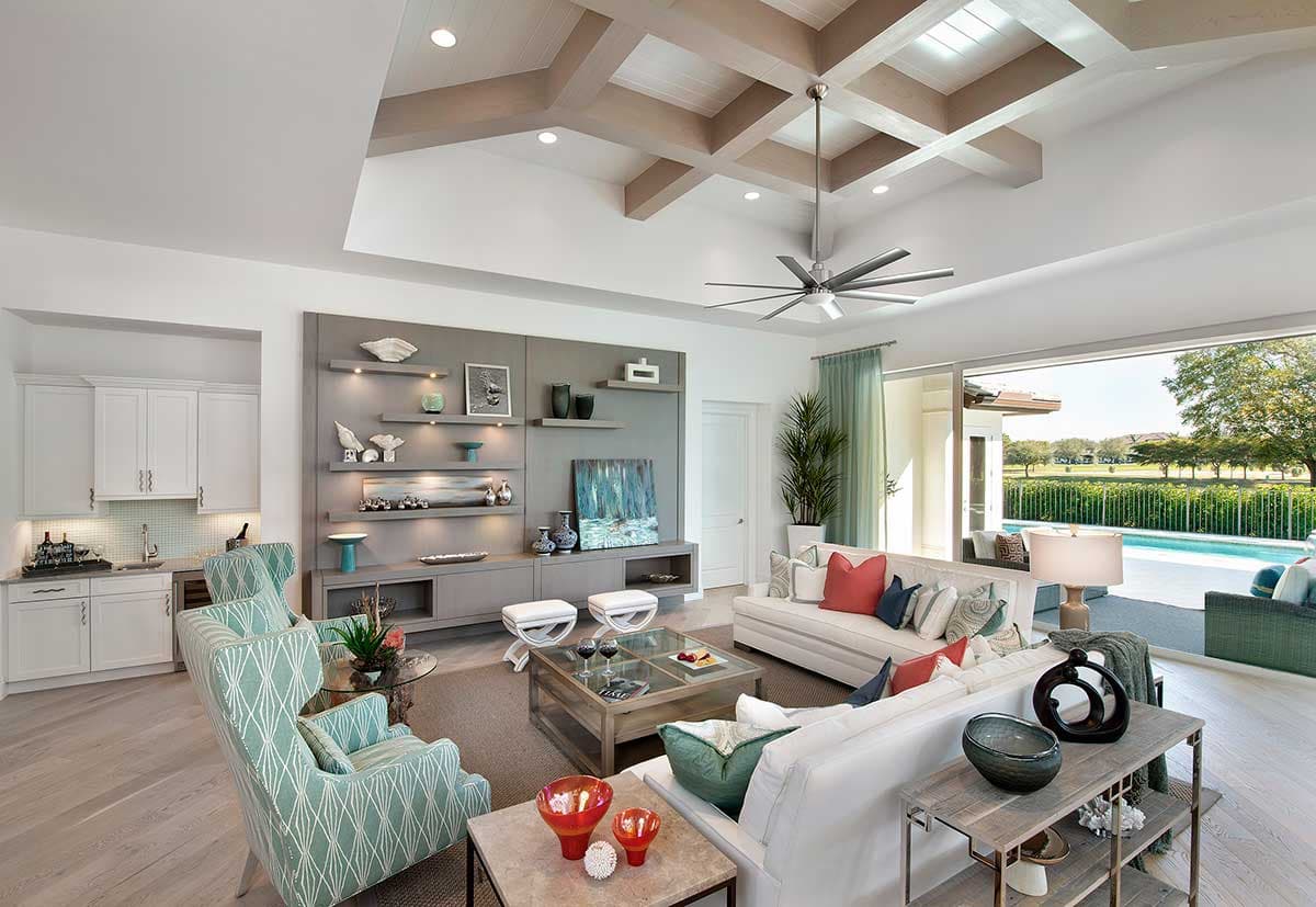 Plan 66342WE: 3 Bed Beauty with 2 Lanai - Image #5 - Florida-Style, Mediterranean, Transitional