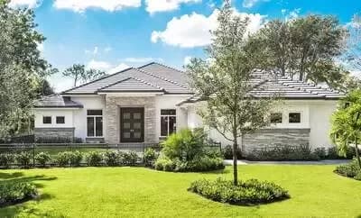 Spacious Florida House Plan with Piano Nook