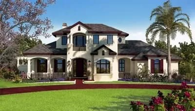 High End Florida House Plan