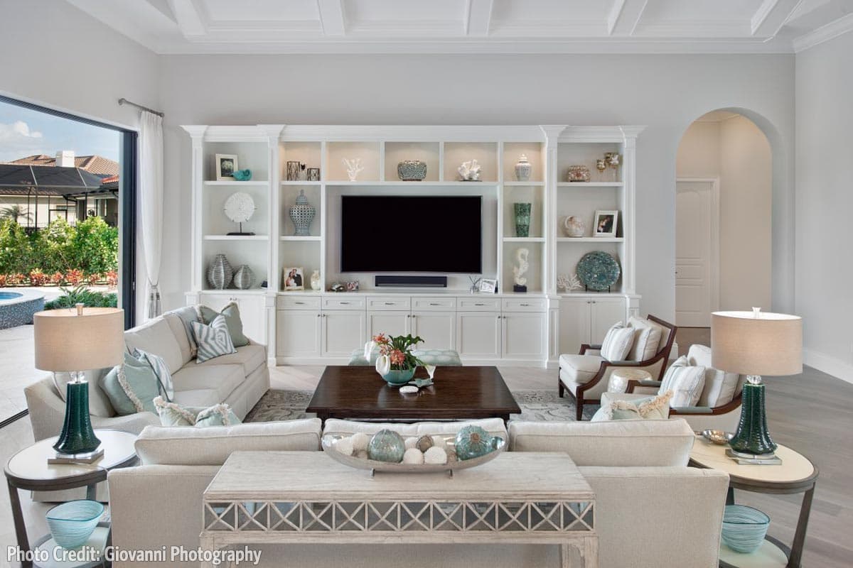 Plan 66355WE: 4 Bed Luxury Mediterranean Home Plan with Vaulted Great Room - 4386 Sq Ft - Image #5 - Coastal, Coastal Contemporary, Florida-Style, Mediterranean