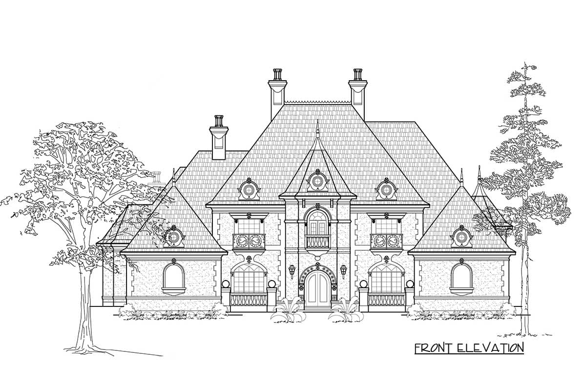 Plan 67094GL: King of the Castle - Image #11 - European, French Country