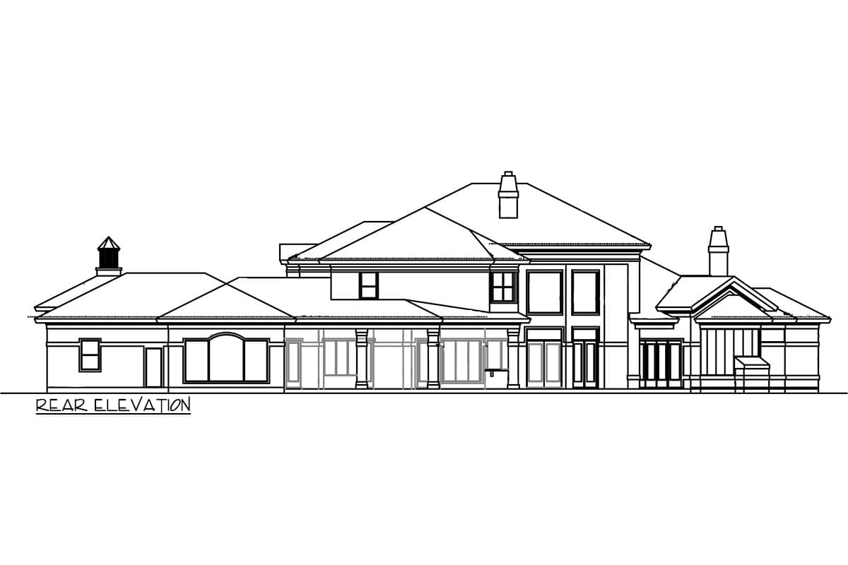 Plan 67105GL: Luxurious European House Plan - Image #8 - European, Hill Country