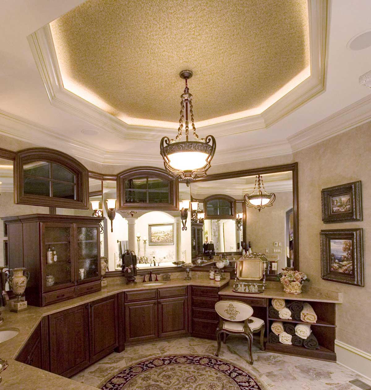 Plan 67114GL: Elegant Stone and Stucco Luxury 4-Bed House Plan - Image #13 - European