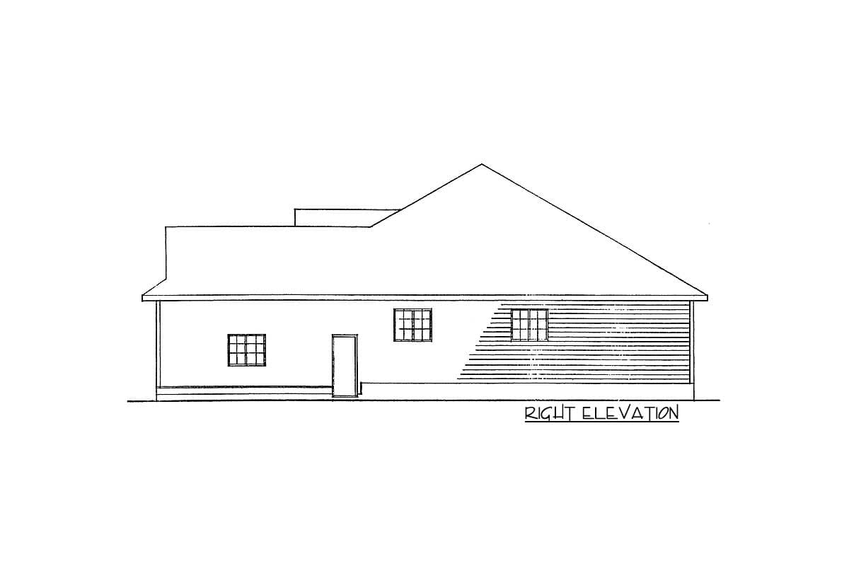 Plan 6715MG: Southern Country House Plan with Built-in Gazebo and 3-Sided Fireplace - Image #13 - Cottage, Country, Southern