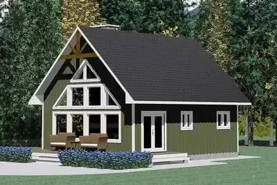 Mountain Cottage with Large Sundeck and 2-Story Living Room - 1011 Sq Ft