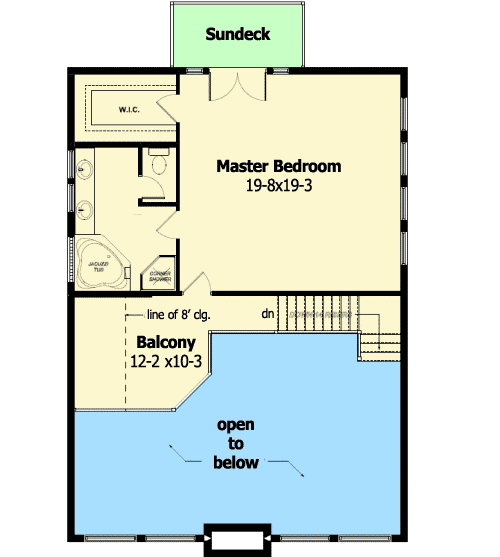 Plan 6740MG: Roomy Vacation Retreat - Floor Plan - 2nd Floor - Cottage, Mountain, Vacation