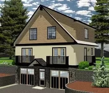 Inviting Hillside Home Plan