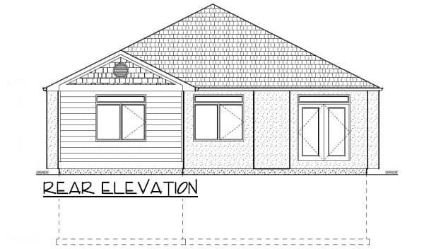 Plan 6749MG: Compact Craftsman Home Plan - Image #7 - Cottage, Craftsman