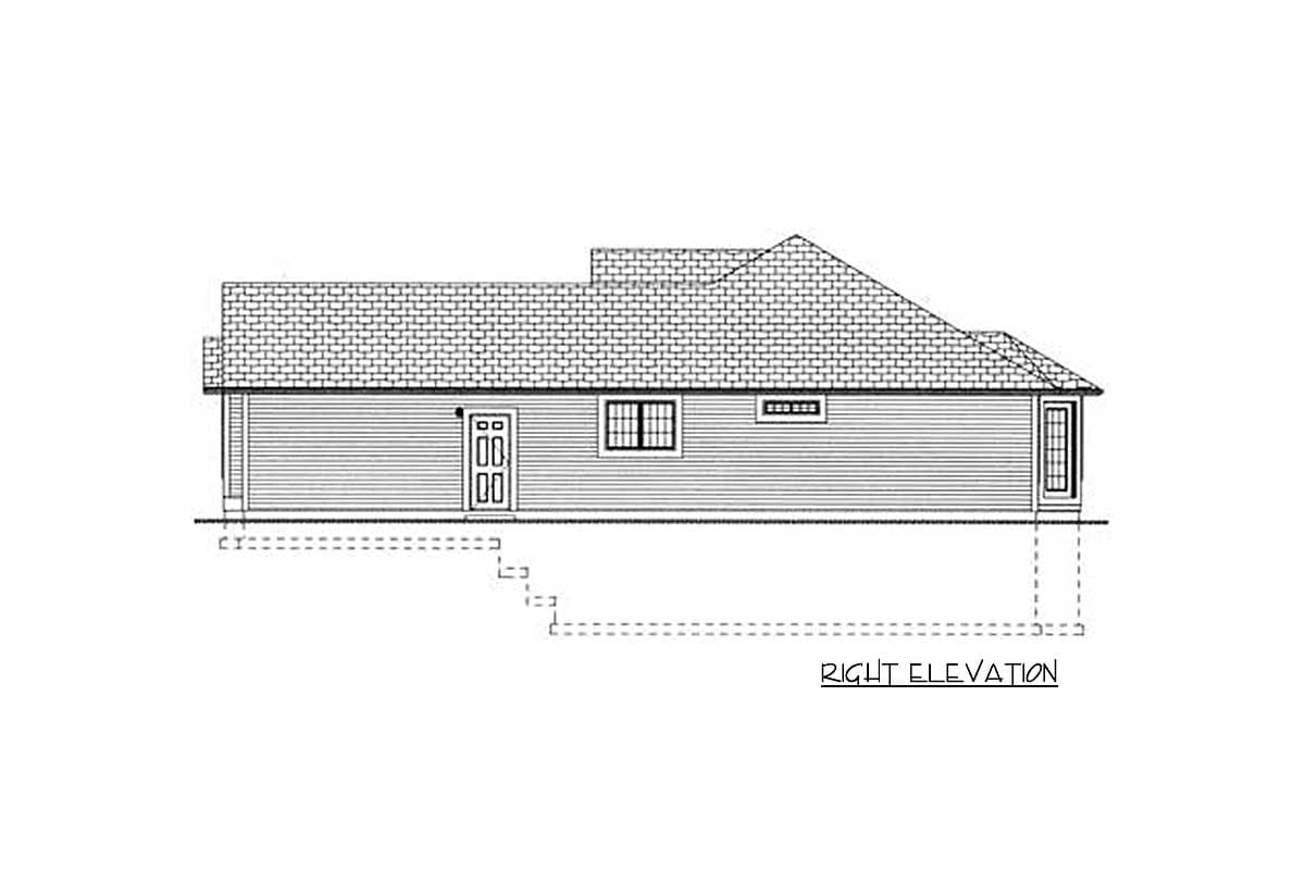 Plan 67708MG: One-Story House Plan with Arts and Crafts Styling - 1546 Sq Ft - Image #8 - Cottage, Craftsman, Northwest, Ranch