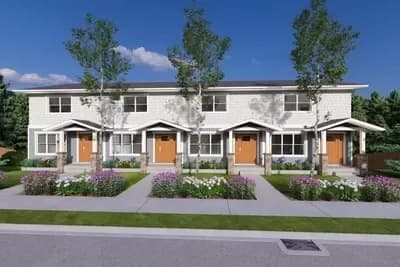 Four-Plex with Covered Entries - 2 Bedroom Units - 1194 Sq Ft Each