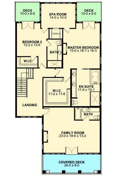 Plan 6785MG: Waterfront Inspiration - Floor Plan - 2nd Floor - Vacation