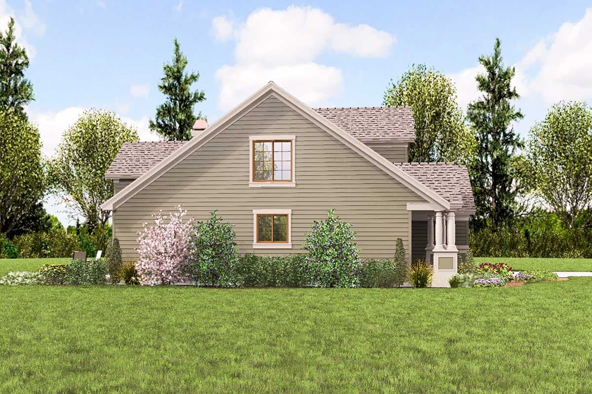 Plan 6858AM: Compact Craftsman Style - Image #10 - Country, Craftsman, Northwest