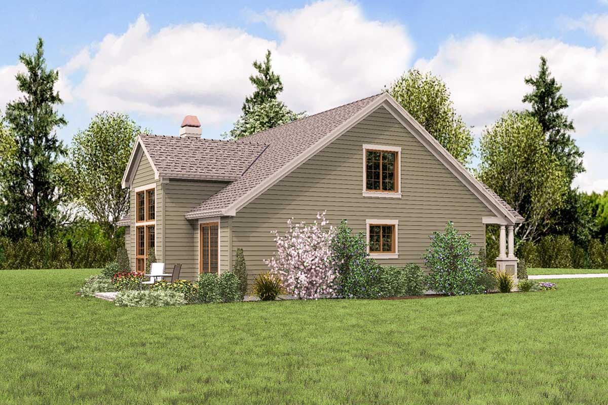 Plan 6858AM: Compact Craftsman Style - Image #11 - Country, Craftsman, Northwest