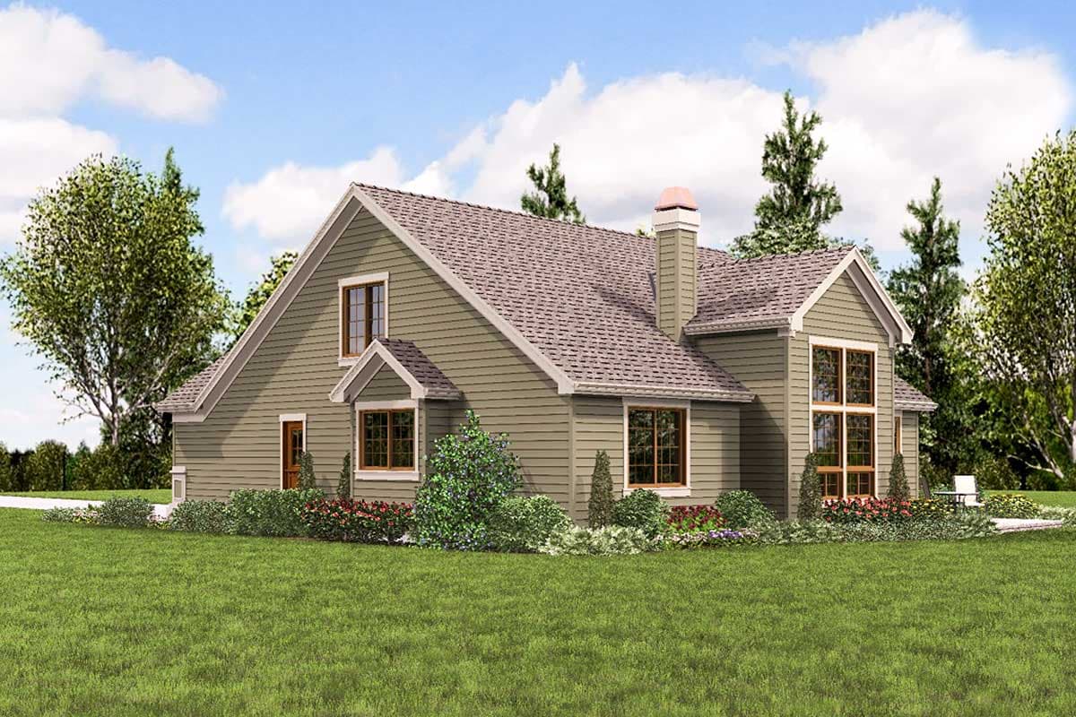 Plan 6858AM: Compact Craftsman Style - Image #14 - Country, Craftsman, Northwest