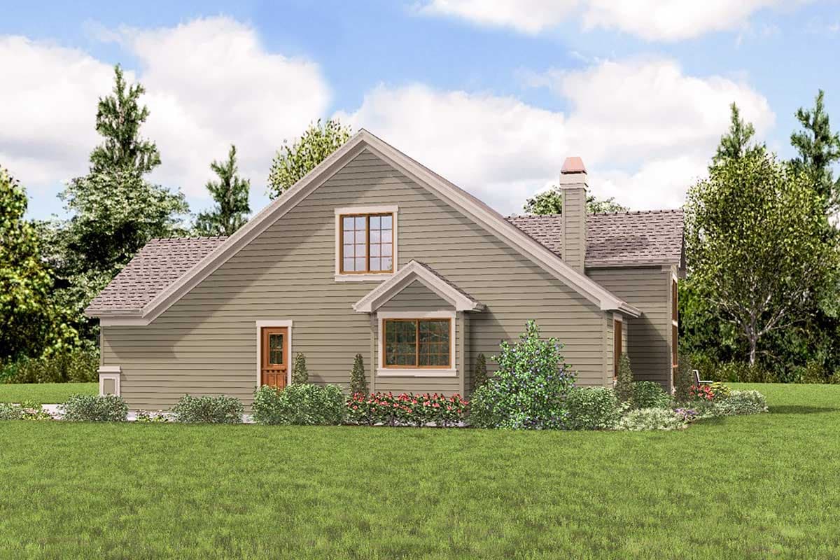 Plan 6858AM: Compact Craftsman Style - Image #15 - Country, Craftsman, Northwest