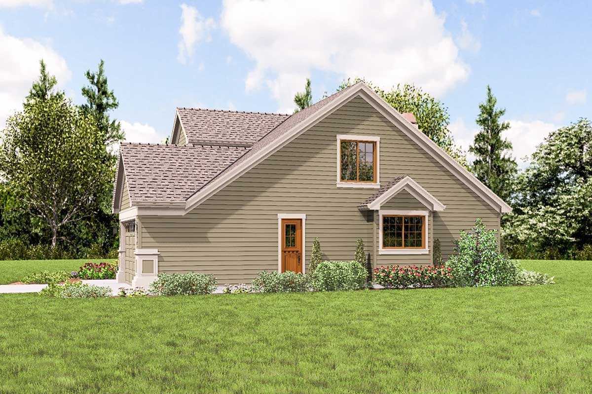 Plan 6858AM: Compact Craftsman Style - Image #16 - Country, Craftsman, Northwest