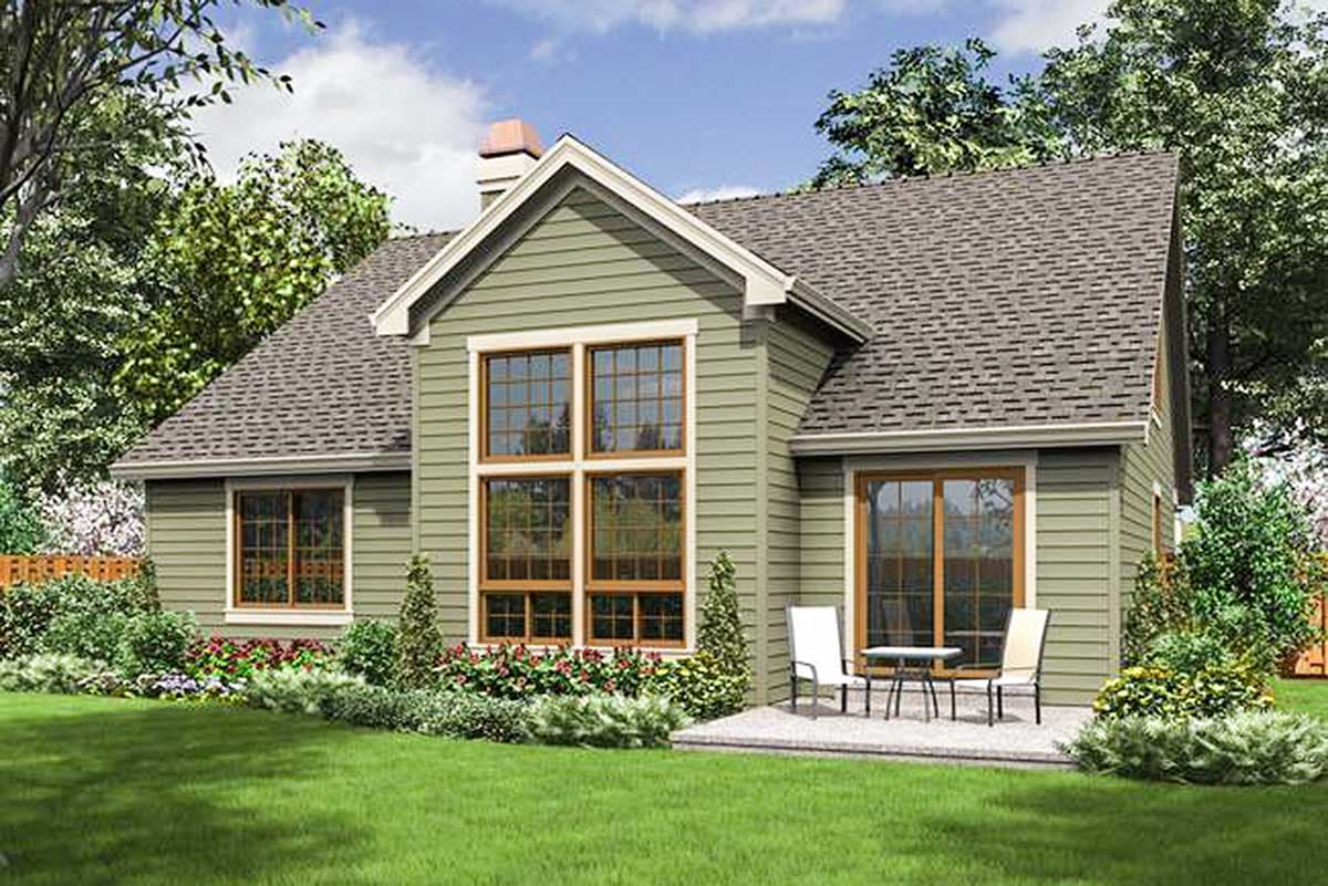 Plan 6858AM: Compact Craftsman Style - Image #13 - Country, Craftsman, Northwest