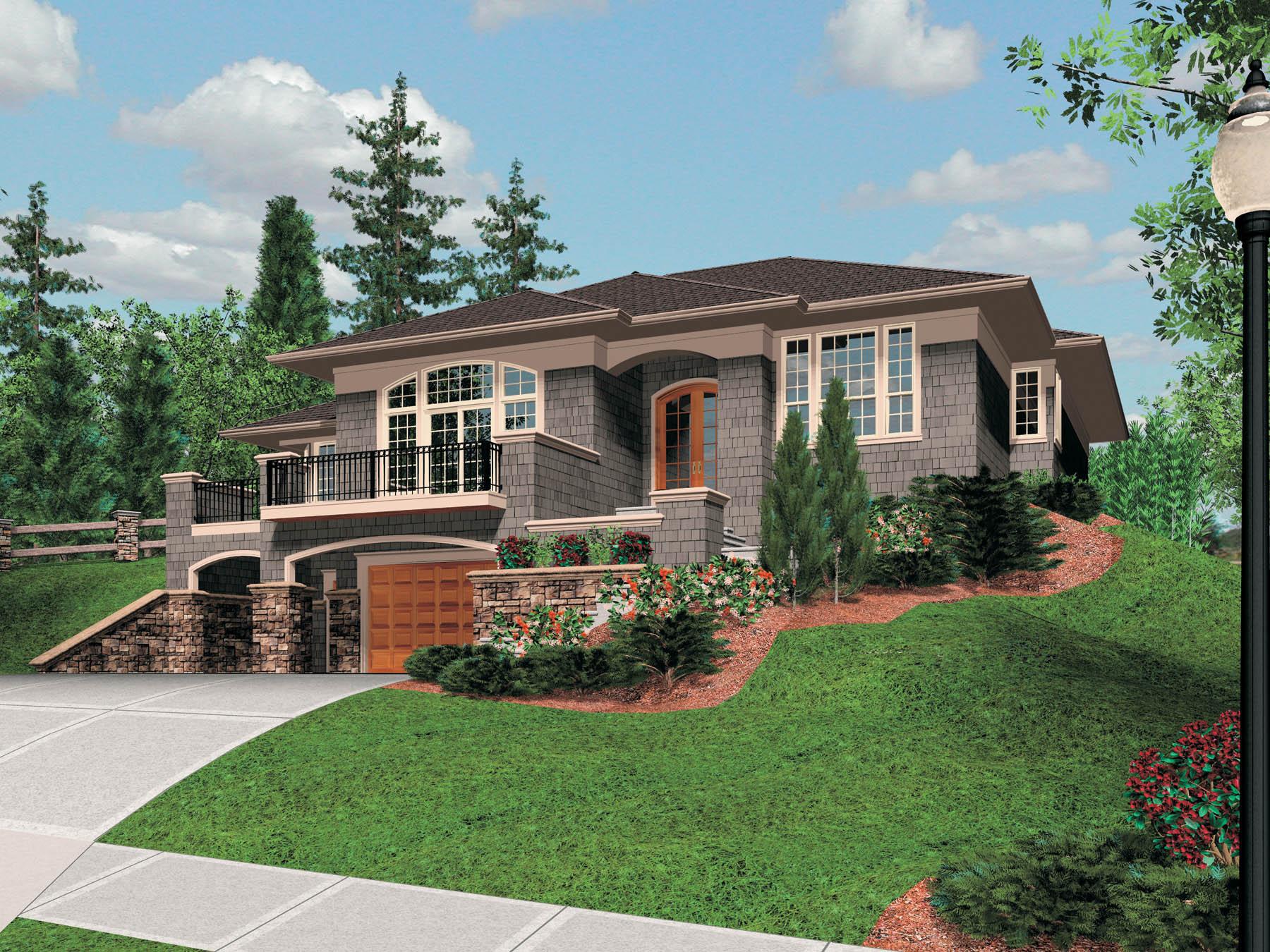 Plan 6865AM: Contemporary Home Plan for a Sloping Lot - Image #16 - Contemporary, Northwest, Shingle
